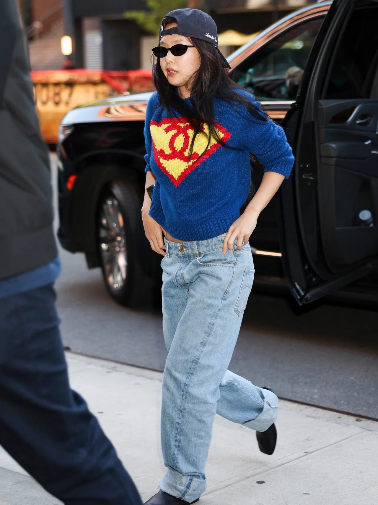Jennie tại New York vào ngày 3 tháng 5