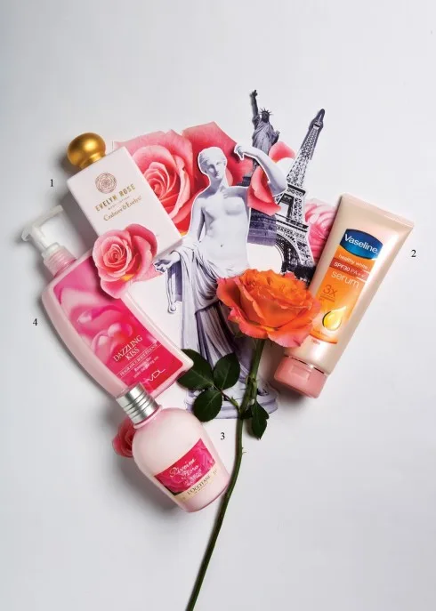 beauty product 1. Sữa dưỡng toàn thân Evelyn Rose CRABTREE & EVELYN 890.000 VNĐ 2. Serum dưỡng thể VASELINE 3. Sữa dưỡng thể L'OCCITANE 730.000 VNĐ 4. Tinh chất dưỡng thể VDL 459.000 VNĐ