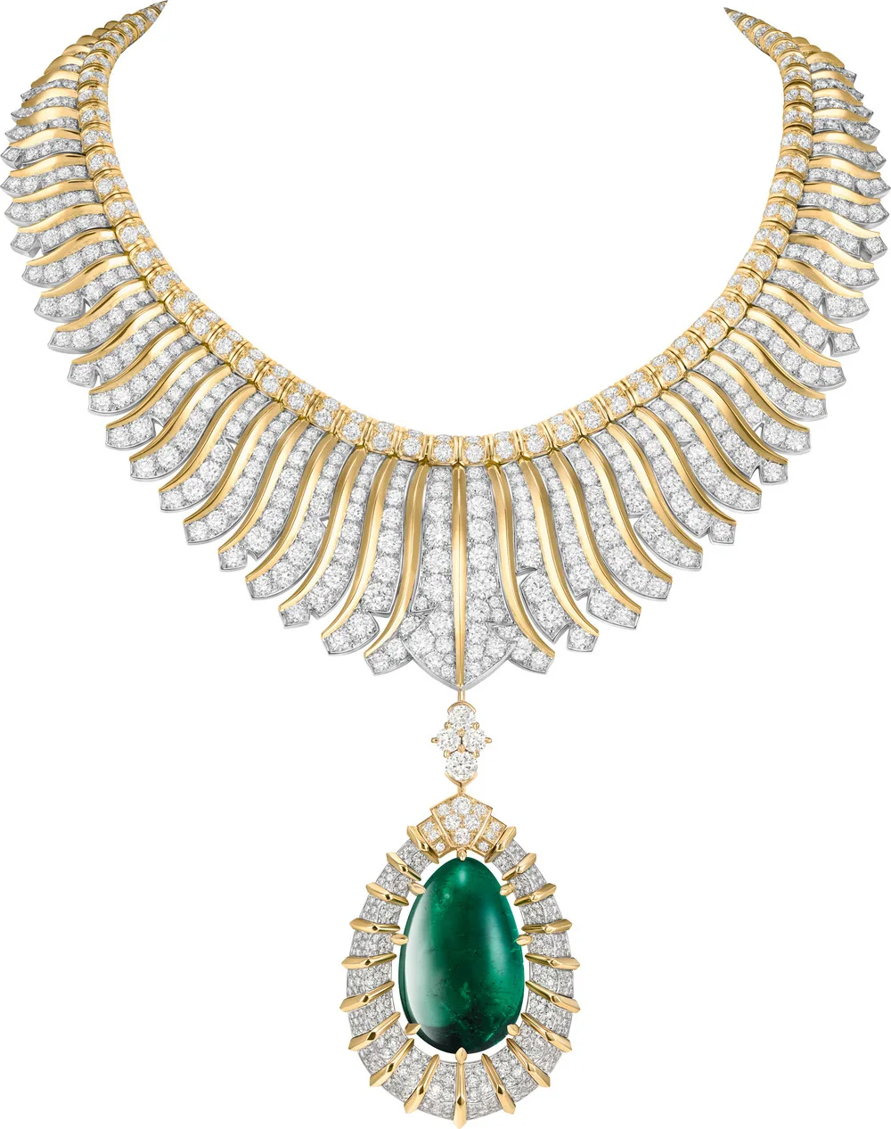 vòng cổ đá xanh trang sức Van Cleef & Arpels