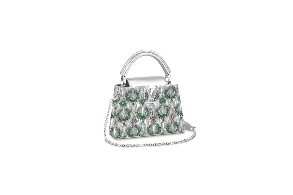 Louis Vuitton Capycines mini đính đá