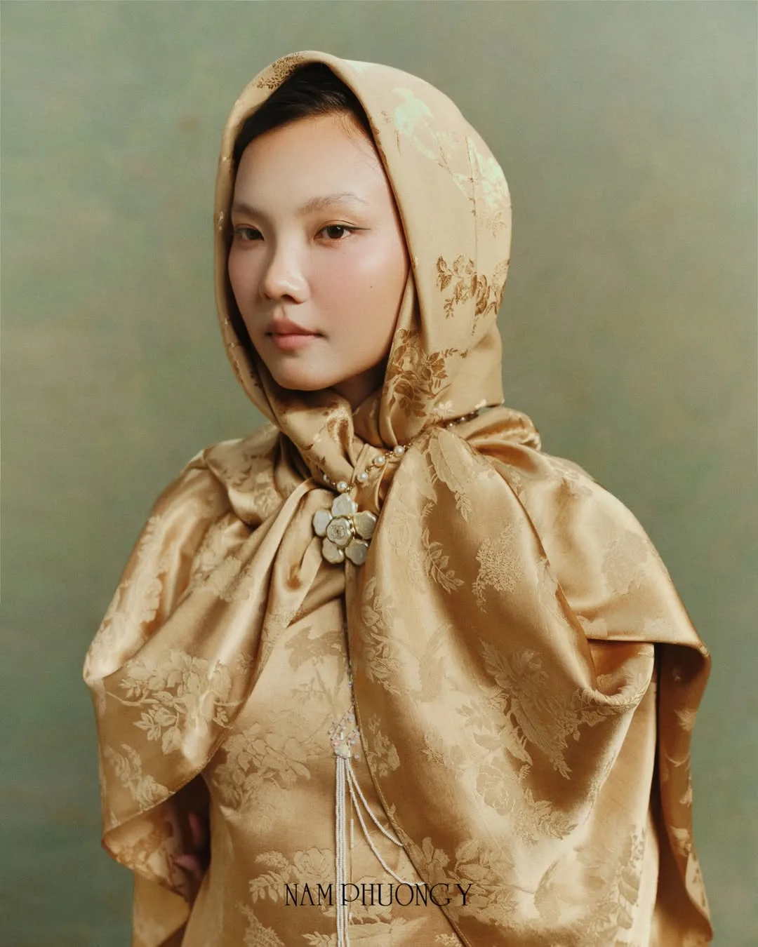 BST áo dài Tết Nam Phương Y