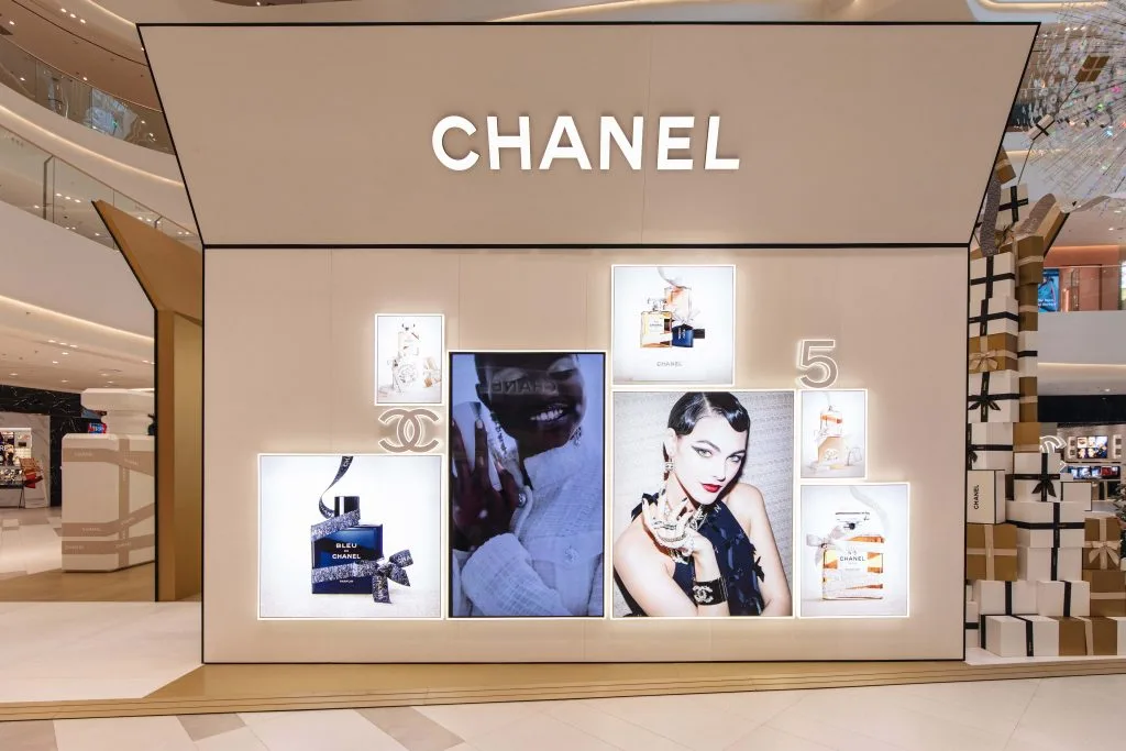 Không gian nước hoa của Chanel. Không gian nước hoa của Chanel.