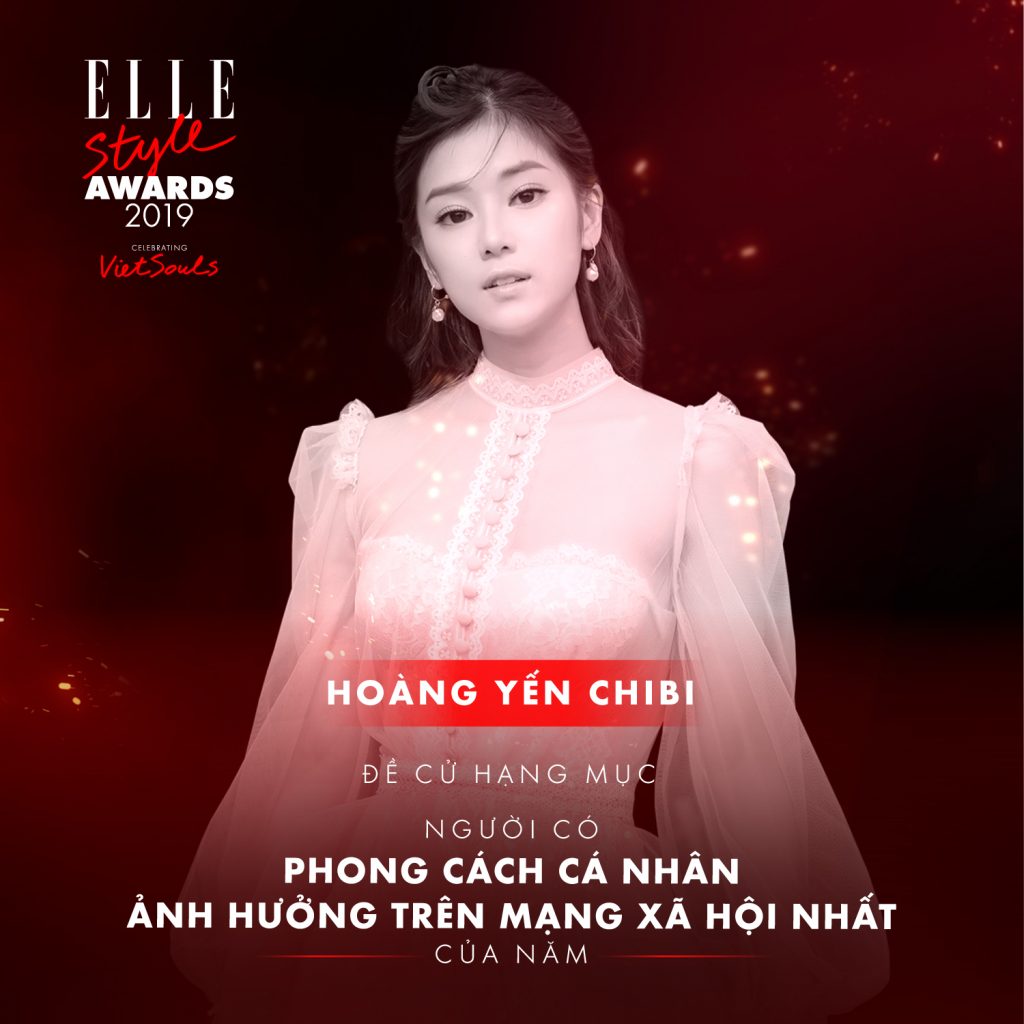 ELLE-STYLE-AWARDS-2019- Hoàng Yến Chibi-