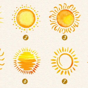 Trắc nghiệm hình ảnh: Khám phá sức mạnh tiềm ẩn qua các biểu tượng mặt trời