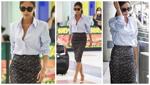 phong cách thời trang Victoria beckham với kính râm đen phong cách thời trang Victoria beckham với kính râm đen