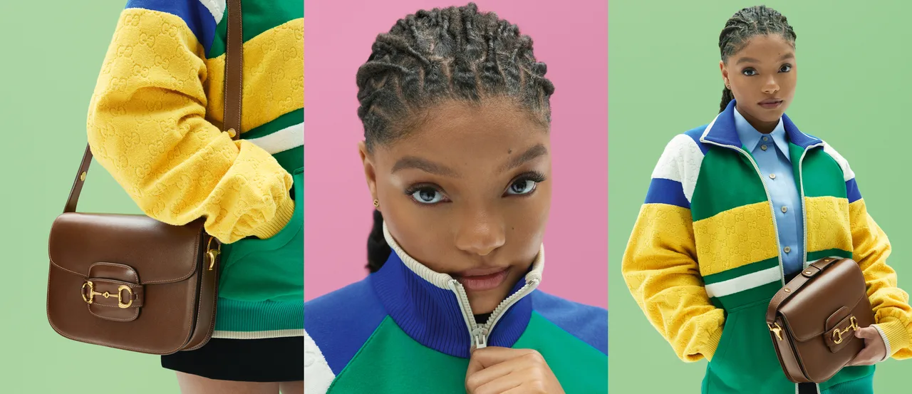 Halle bailey deo tui gucci horsebit 1955