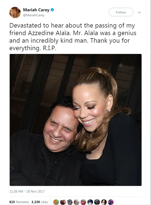 Nhà thiết kế đại tài Azzedine Alaïa qua đời Nhà thiết kế đại tài Azzedine Alaïa qua đời