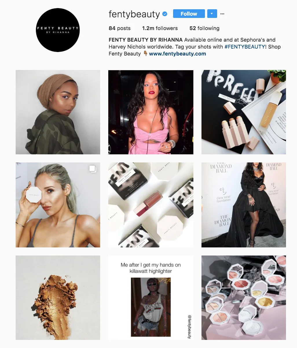 Phái đẹp đổ rạp trước foundation của Rihanna? Phái đẹp đổ rạp trước foundation của Rihanna?