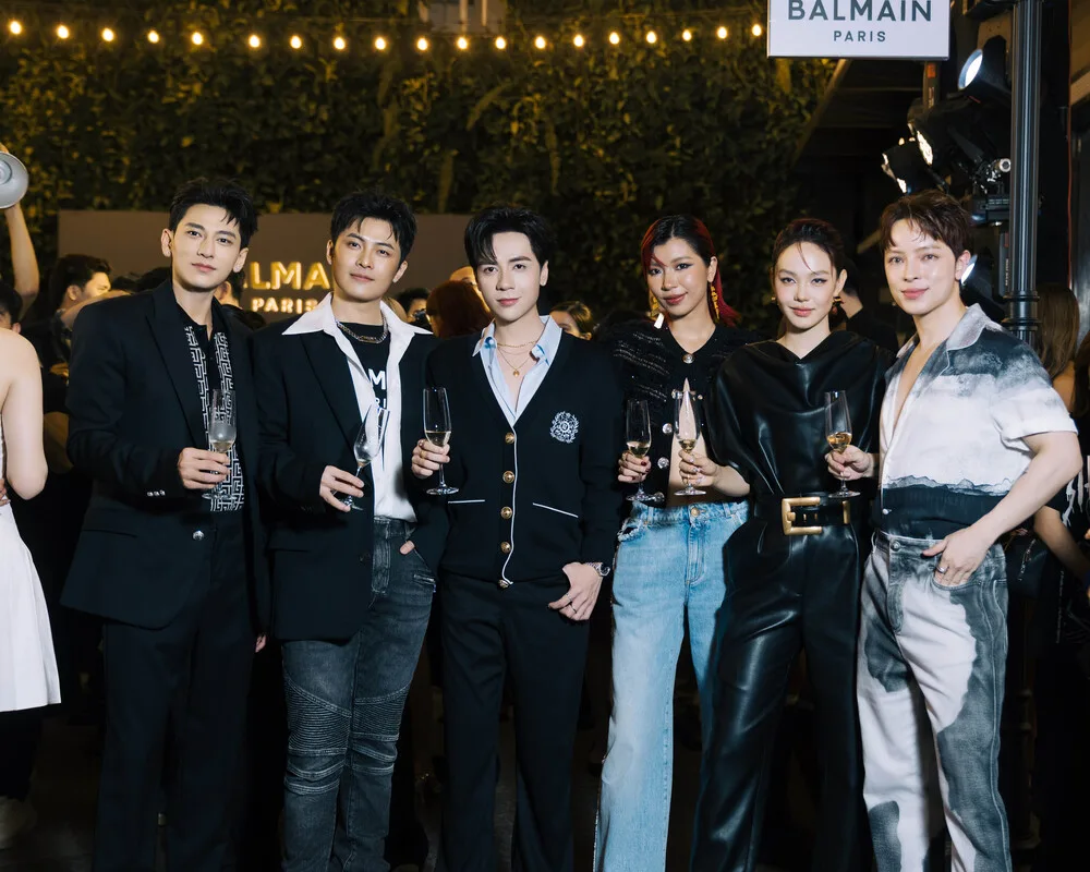 khách mời tại sự kiện Balmain