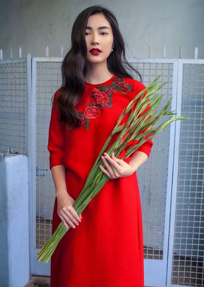 Muôn màu kiểu áo dài cách tân của các thương hiệu thời trang Việt