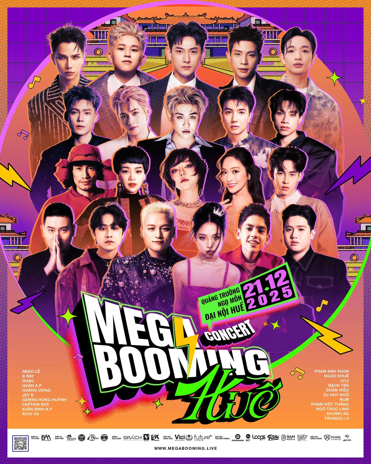 DÀN LINEUP TẠI MEGA BOOMING DAY 2