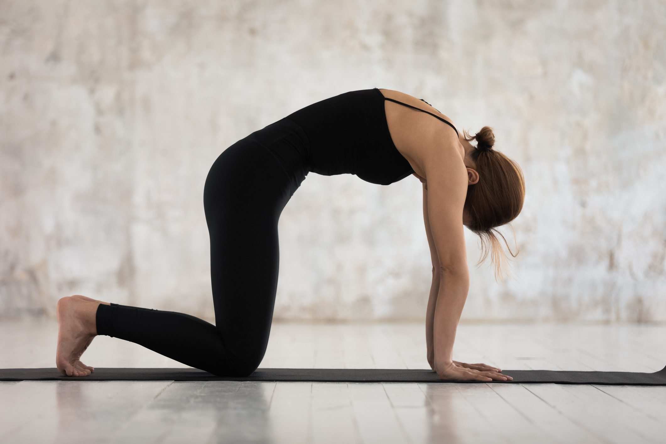 Tập yoga tư thế con mèo Tập yoga tư thế con mèo