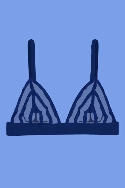 Bralette bra áo ngực ren mỏng - elle vn