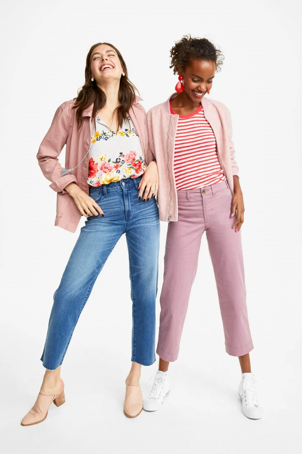 ELLE style calendar quần jeans dáng dài 5