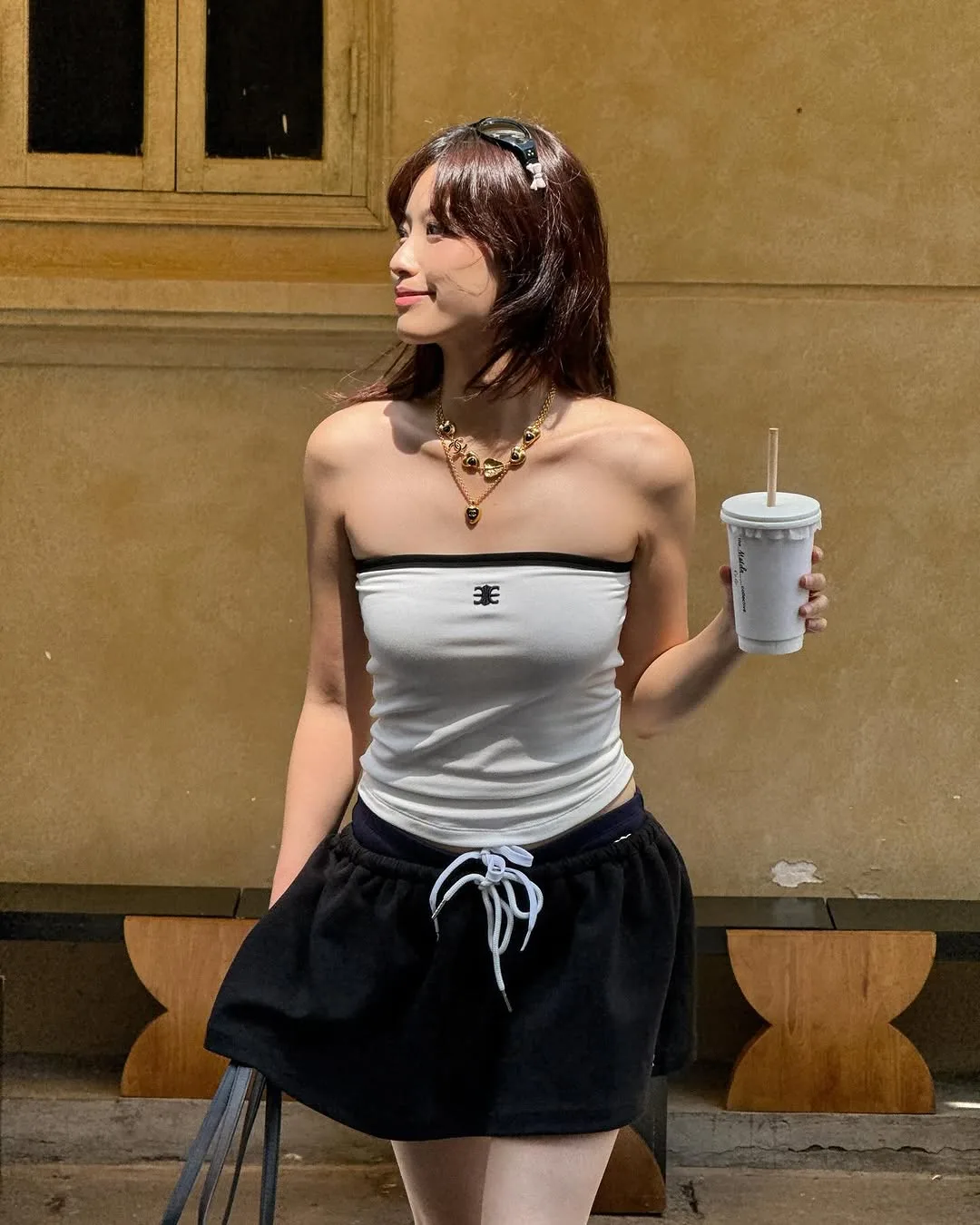 jazzyngn dây chuyền layering kim loại