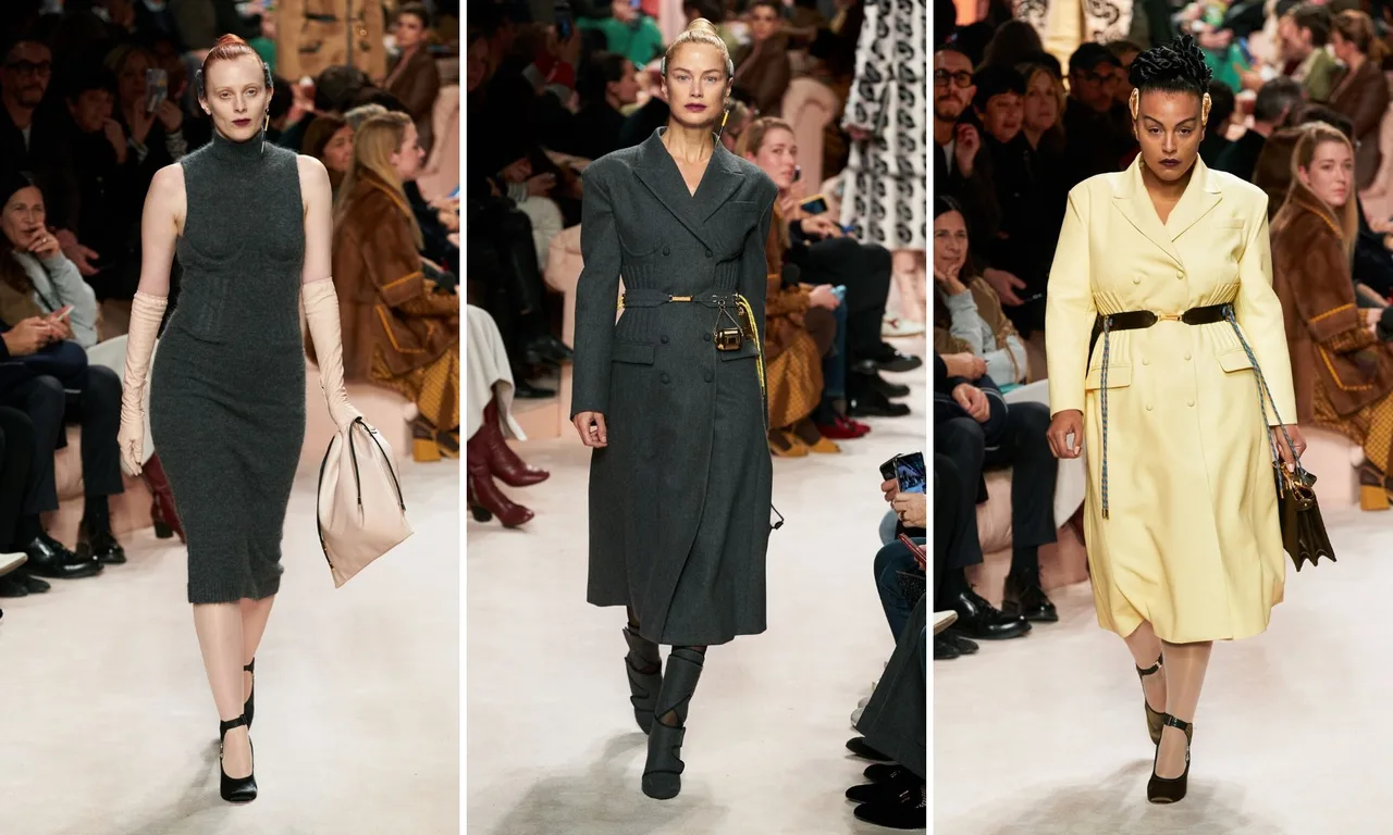 fendi thu đông 2020 người mẫu ngoại cỡ
