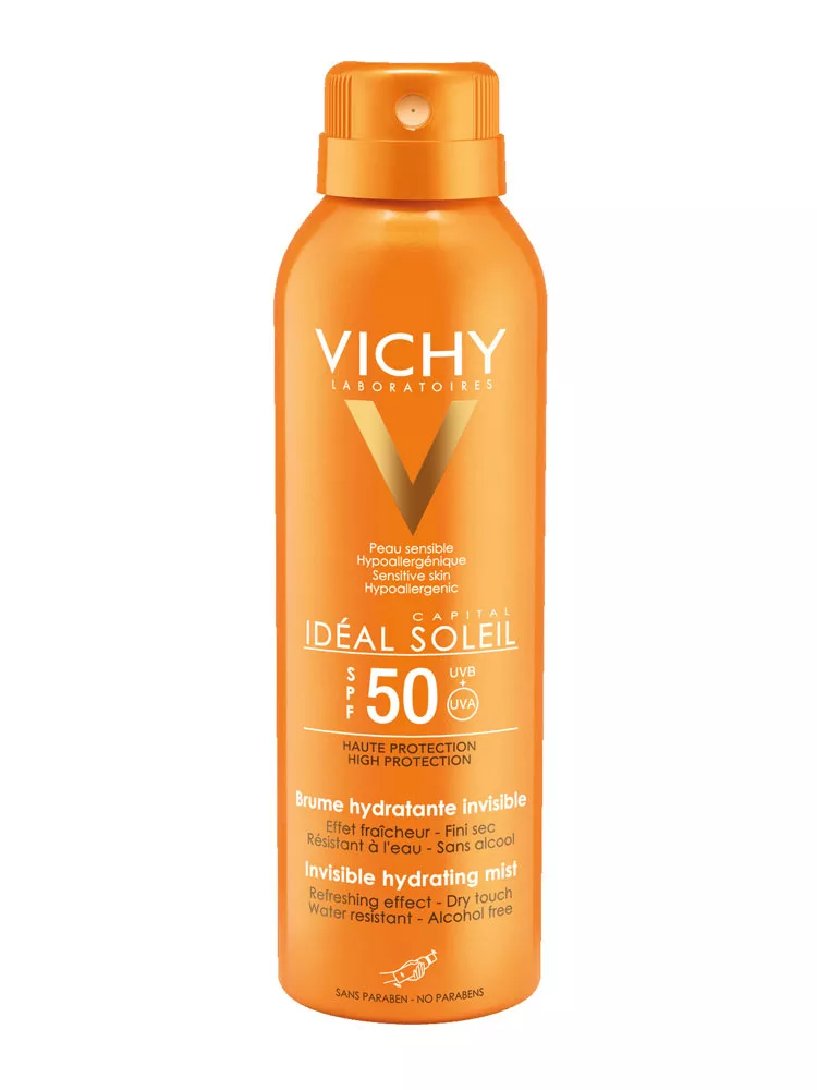 Xịt khoáng chống nắng kiềm dầu SPF 50 PA+++ Ideal Soleil Face Mist. Xịt khoáng chống nắng kiềm dầu SPF 50 PA+++ Ideal Soleil Face Mist.