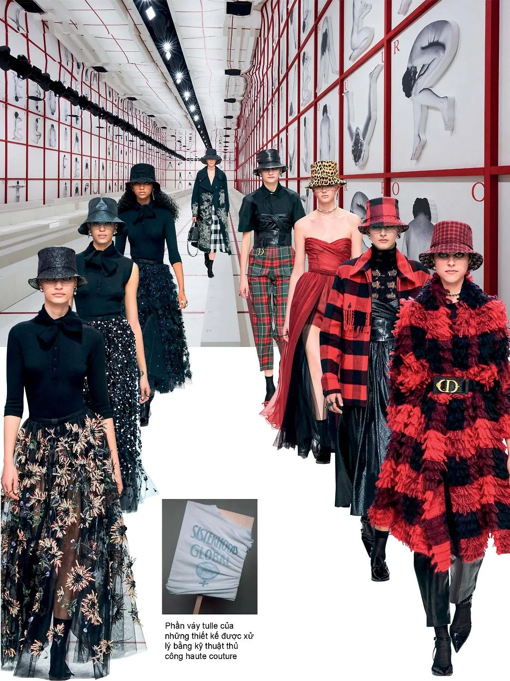 thiết kế 3 sàn diễn thời trang thu đông 2019 dior