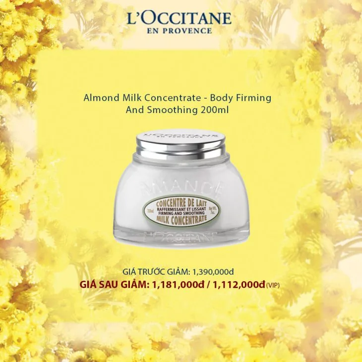 L’OCCITANE giam gia 30% 200 mat hang