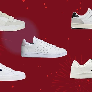 Những mẫu sneaker trắng sale Tết làm “cứu tinh” cho các bản phối mùa Xuân