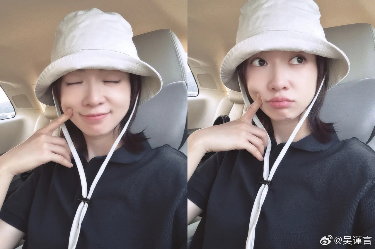 Nữ chính Xuân Hoa Diễm - Ngô Cẩn Ngôn mặt mộc selfie