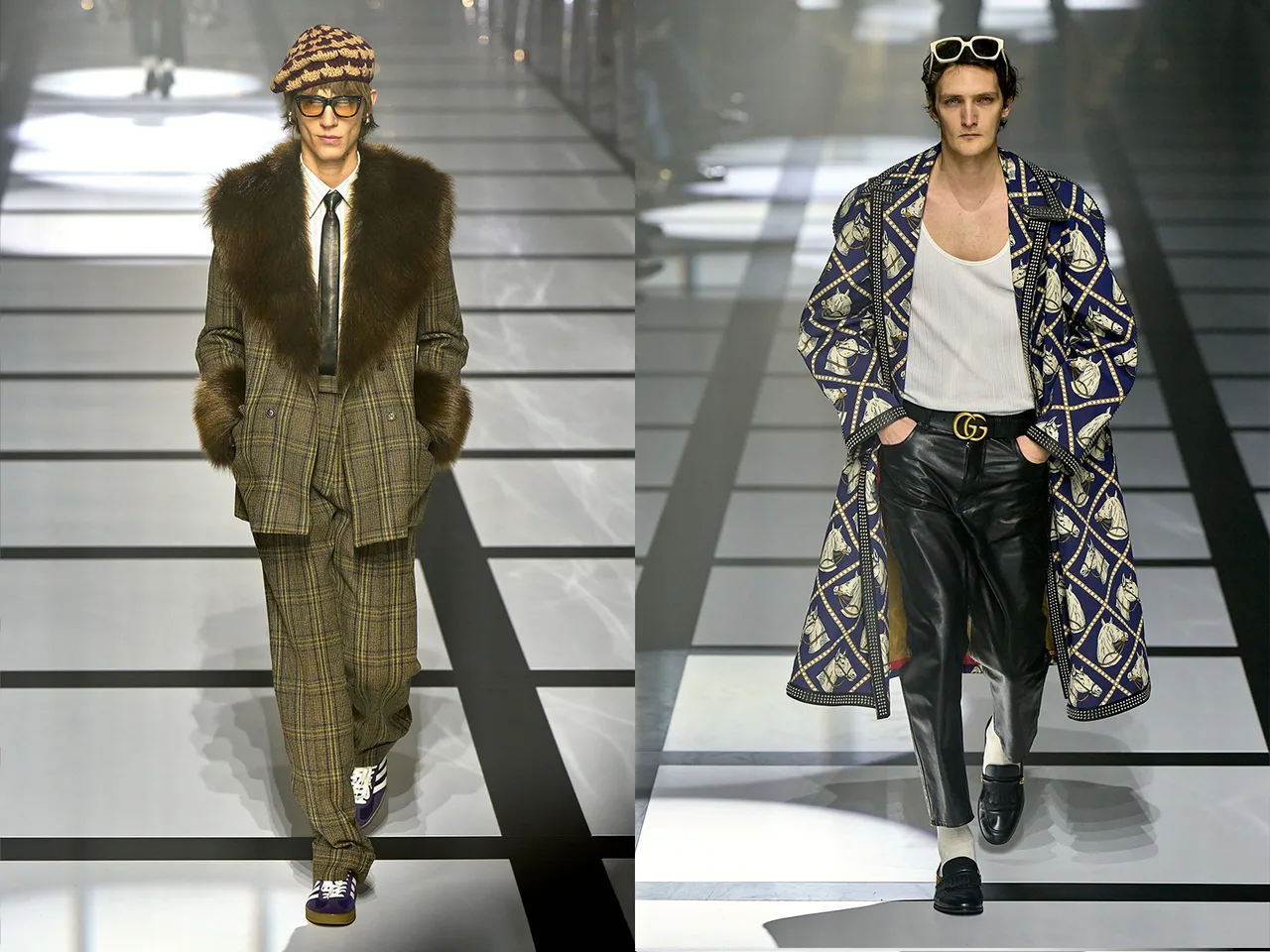 gucci adidas thu đông 2022 look 32 33