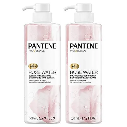 sản phẩm không chứa sulfate Pantene Pro-V Blends Rose Water Shampoo sản phẩm không chứa sulfate Pantene Pro-V Blends Rose Water Shampoo