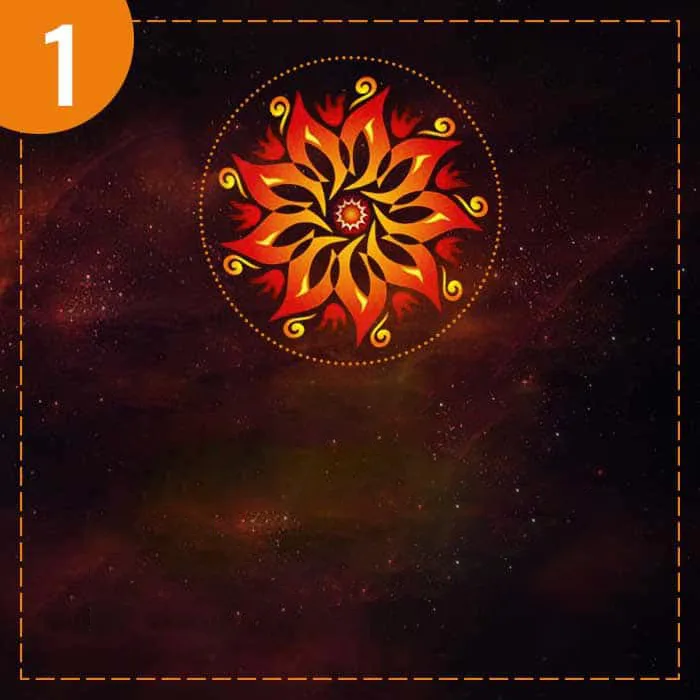 trắc nghiệm hình mandala số 1