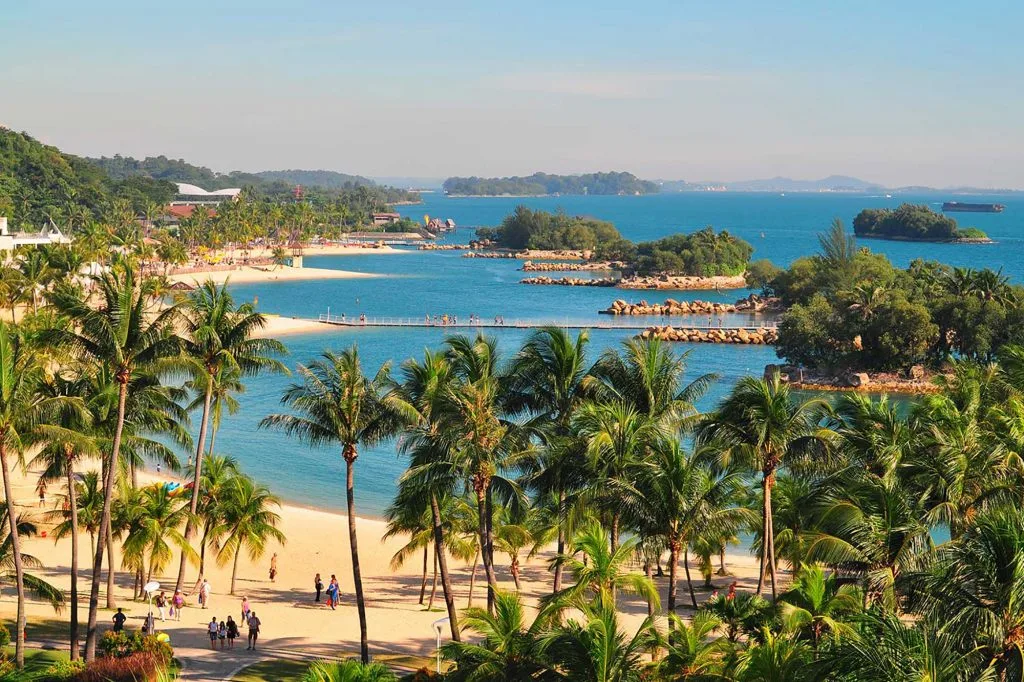 Singapore đảo nhân tạo Sentosa Singapore đảo nhân tạo Sentosa