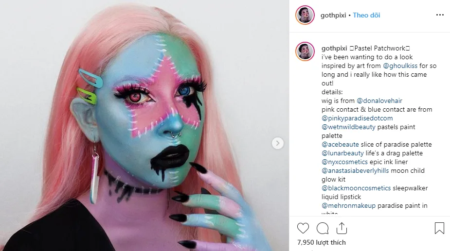 nghệ sĩ trang điểm instagram 11
