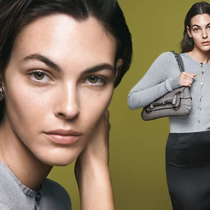 Vittoria Ceretti và chiếc túi Horsebit biểu tượng trong chiến dịch Thu-Đông 2023 của Gucci