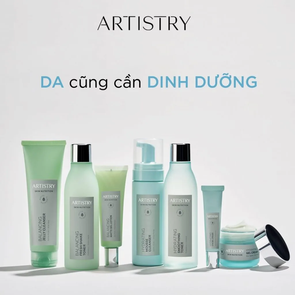 Bộ sản phẩm mới ra mắt đáp ứng tiêu chuẩn mỹ phẩm sạch ArtistryTM Clean - Artistry Skin Nutrition™ mỹ phẩm sạch artistry