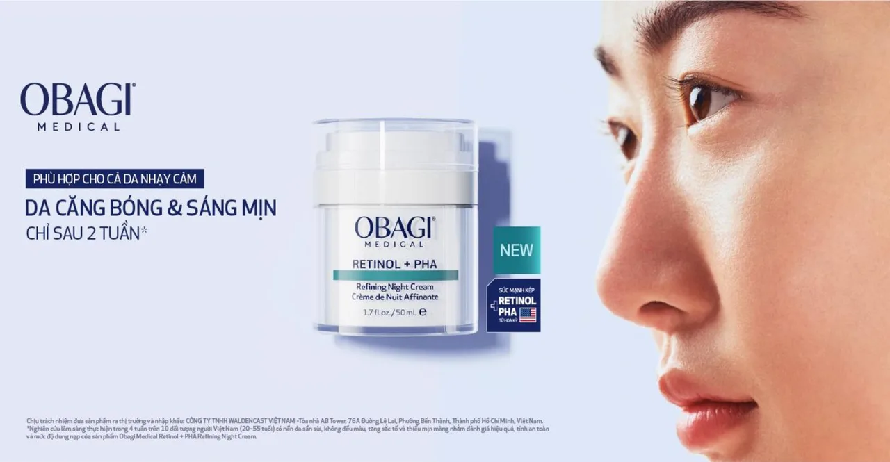 Hình ảnh banner sản phẩm Obagi Retinol PHA.