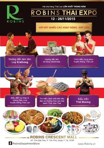 Chương trình là sáng kiến của Trung tâm mua sắm Robins trong việc tạo nên cầu nối gắn kết các thương hiệu Thái Lan với người tiêu dùng Việt Nam