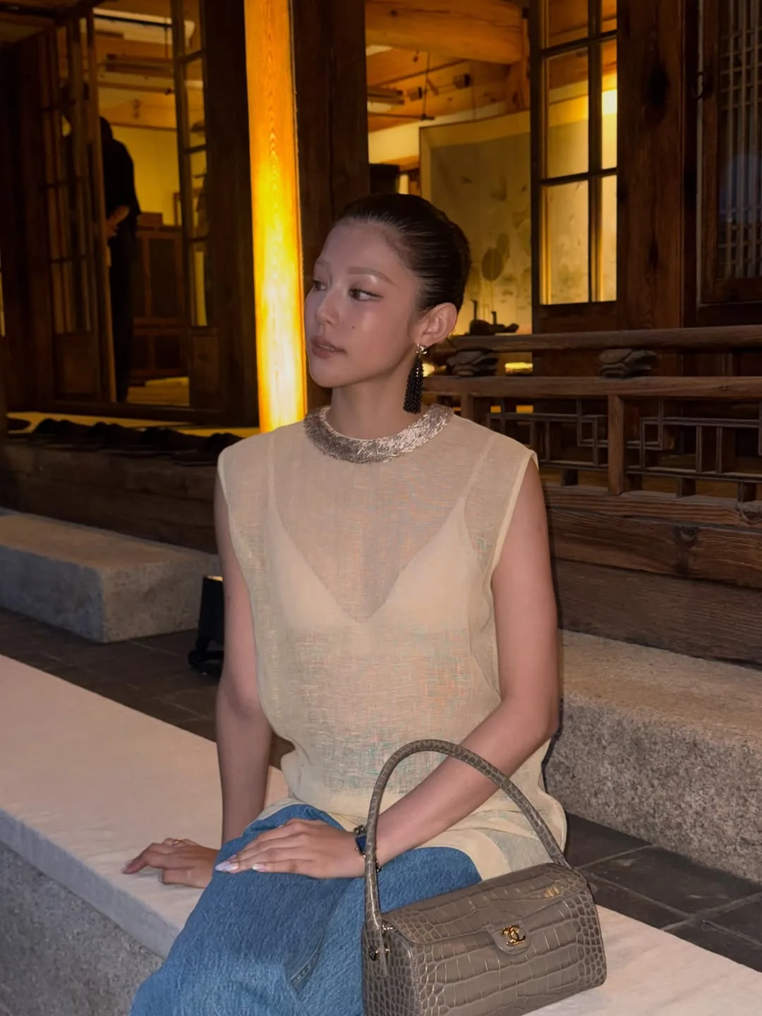 Baipor Thitiya J. tại Pre-Dinner Chanel Metier d'Art