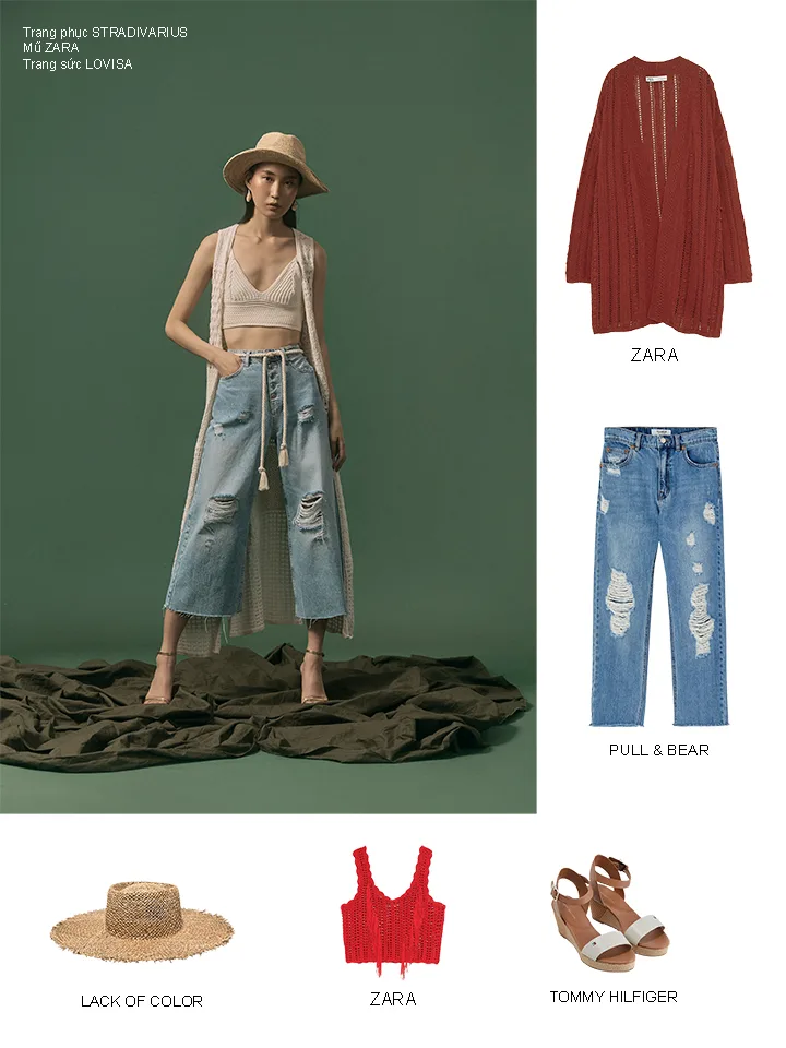 chất liệu linen 7 áo len sợi móc