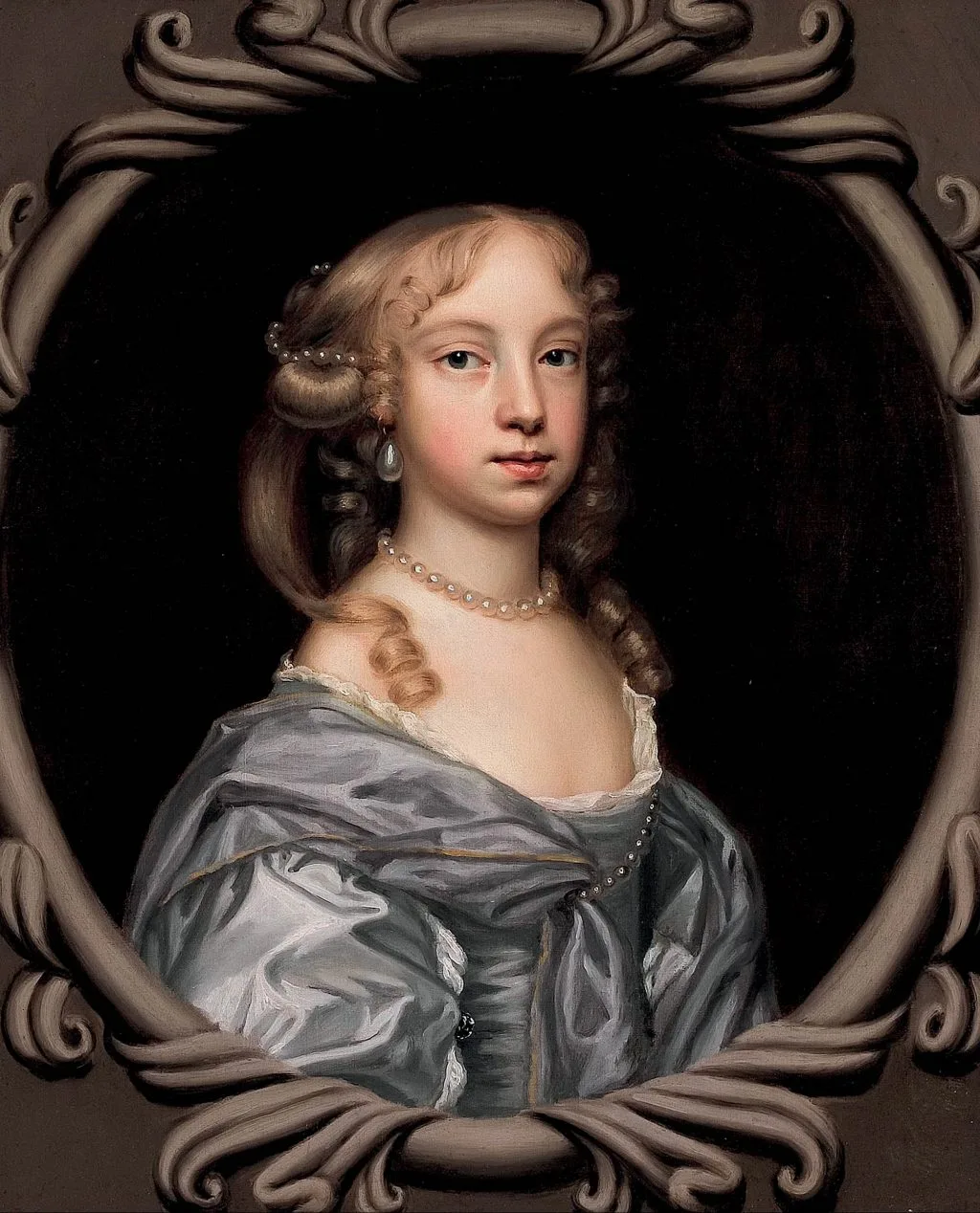 nữ họa sĩ 4 Hai tác phẩm chân dung các bé gái của nữ danh họa Mary Beale.