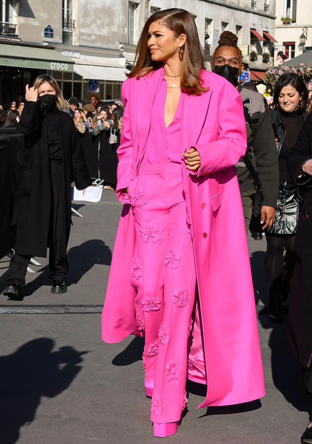 Zendaya tại show diễn thương hiệu thời trang valentino