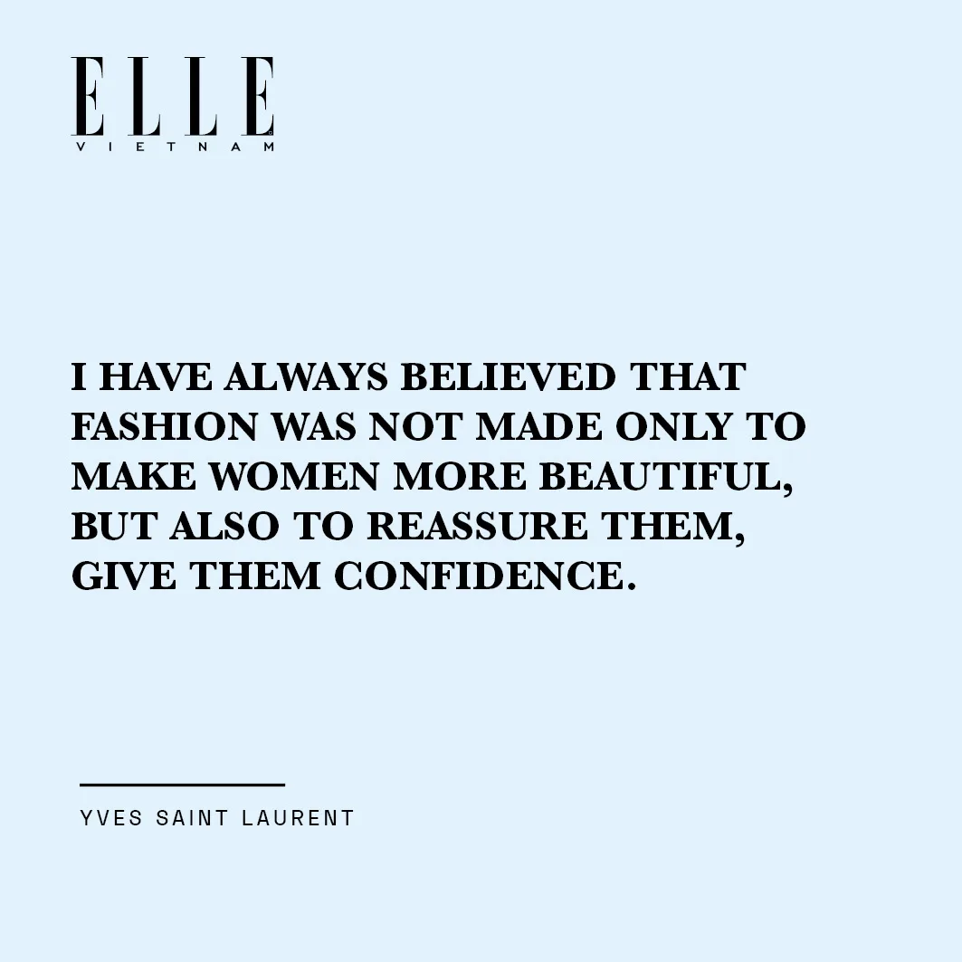 Yves Saint Laurent quote thời trang