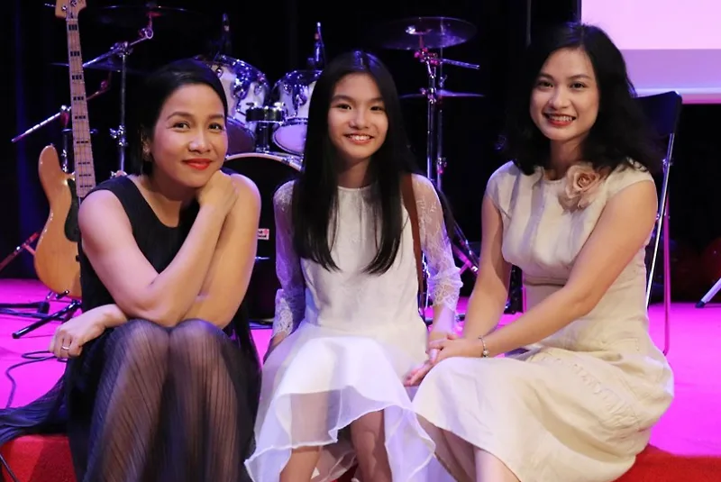 Mỹ Linh tại trường âm nhạc Young Hit Young Beat
