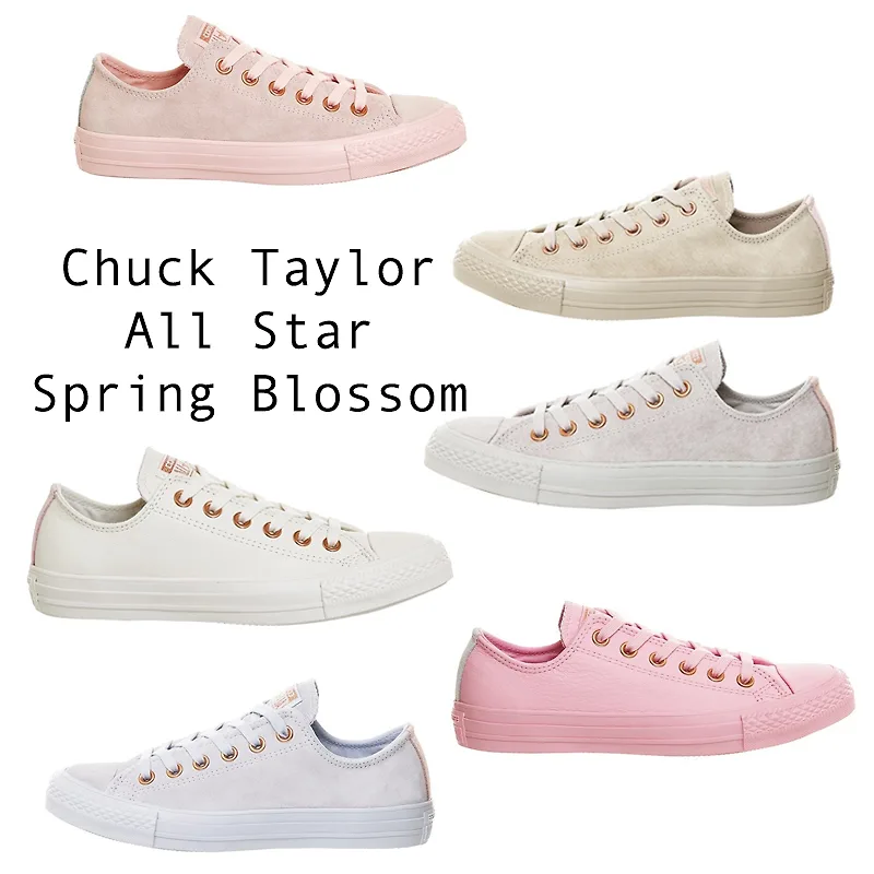 Đầu tháng 3, hãng giày Converse ra mắt bộ sưu tập Chuck Taylor All Star Spring Blossom hợp tác với hãng OFFICE của Anh. Những đôi giày cũng được lấy từ mẫu All Star Low quen thuộc của Converse nhưng được “nhuộm” 6 tông màu pastel gồm hồng, xám, xanh, kem….