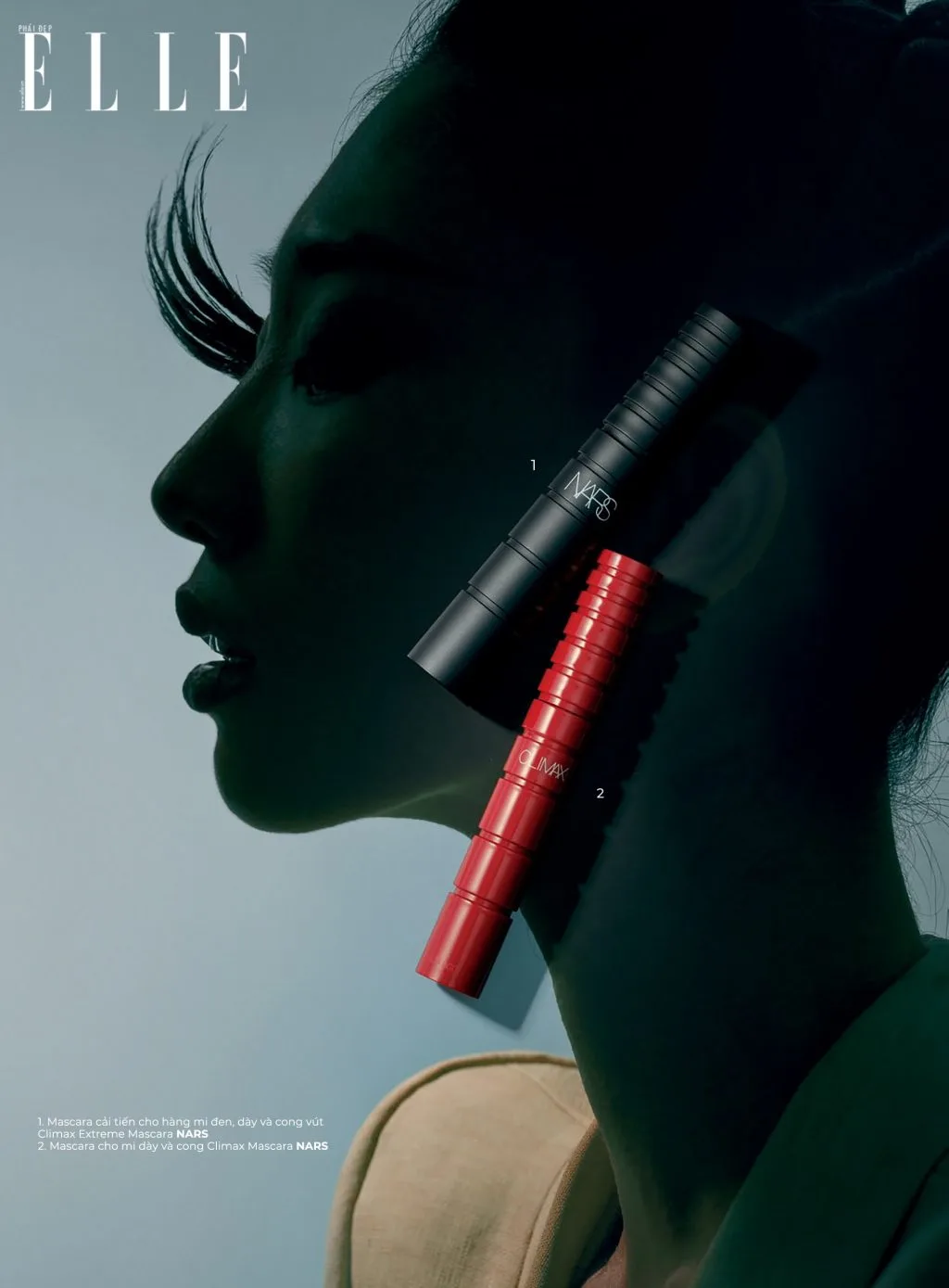 trang điểm với mascara Nars trang điểm với mascara Nars
