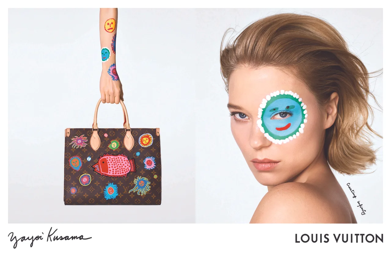 lea seydoux lv x yayoi