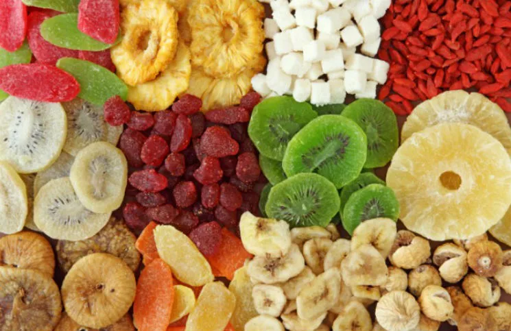 Các loại trái cây sấy