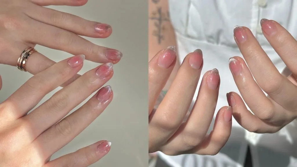 nail vẽ đầu móng kiểu Pháp