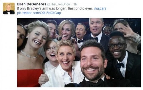 Ellen+tweet+oscars