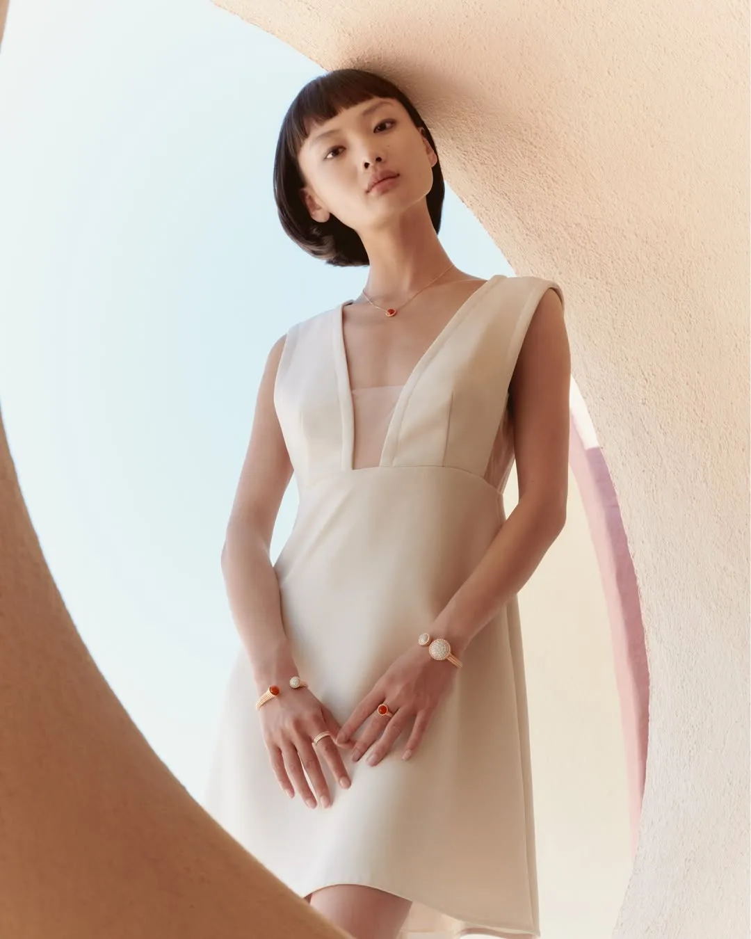 thiết kế bản phối BST Van Cleef & Arpels Perlée