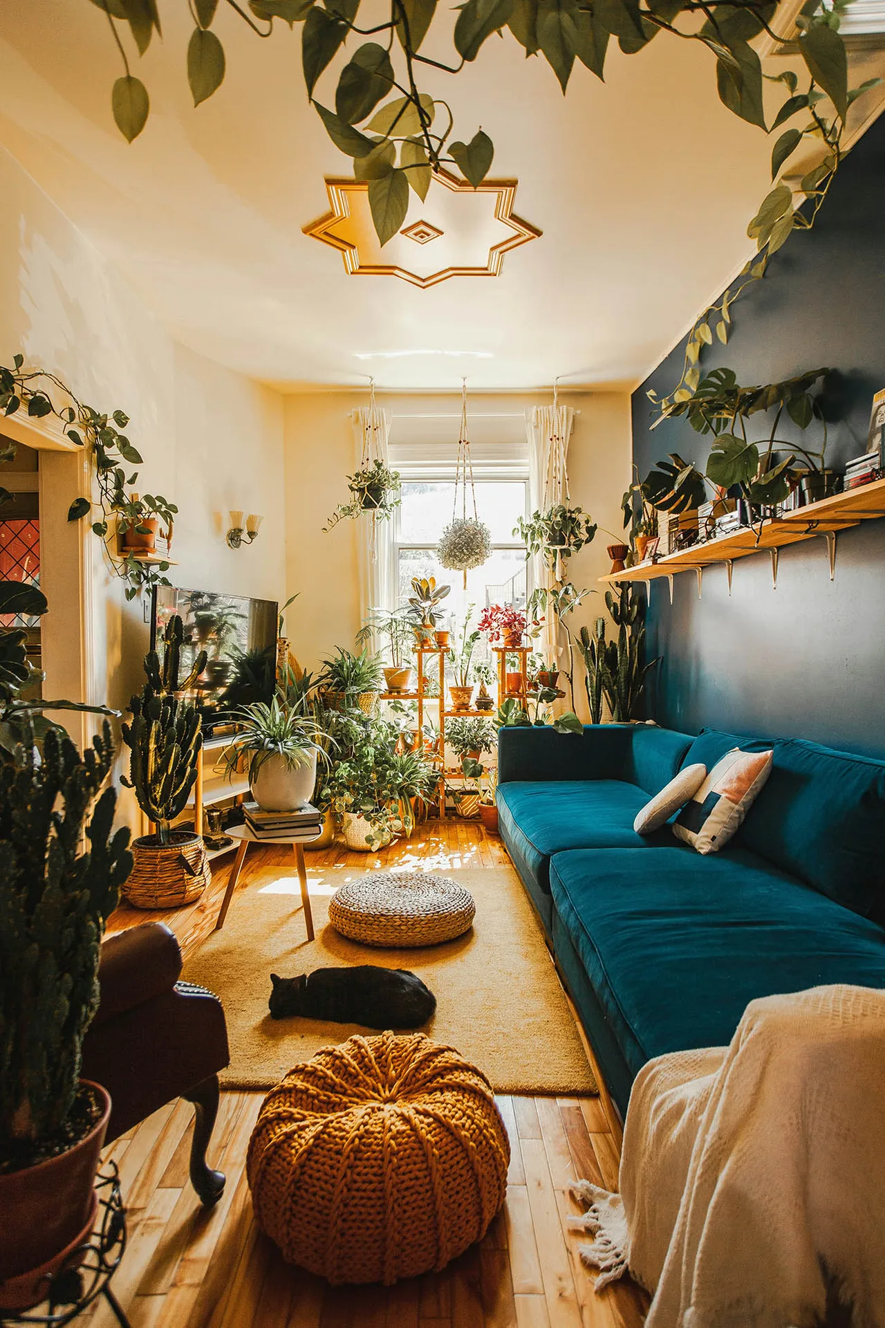 đệm ngồi phong cách boho