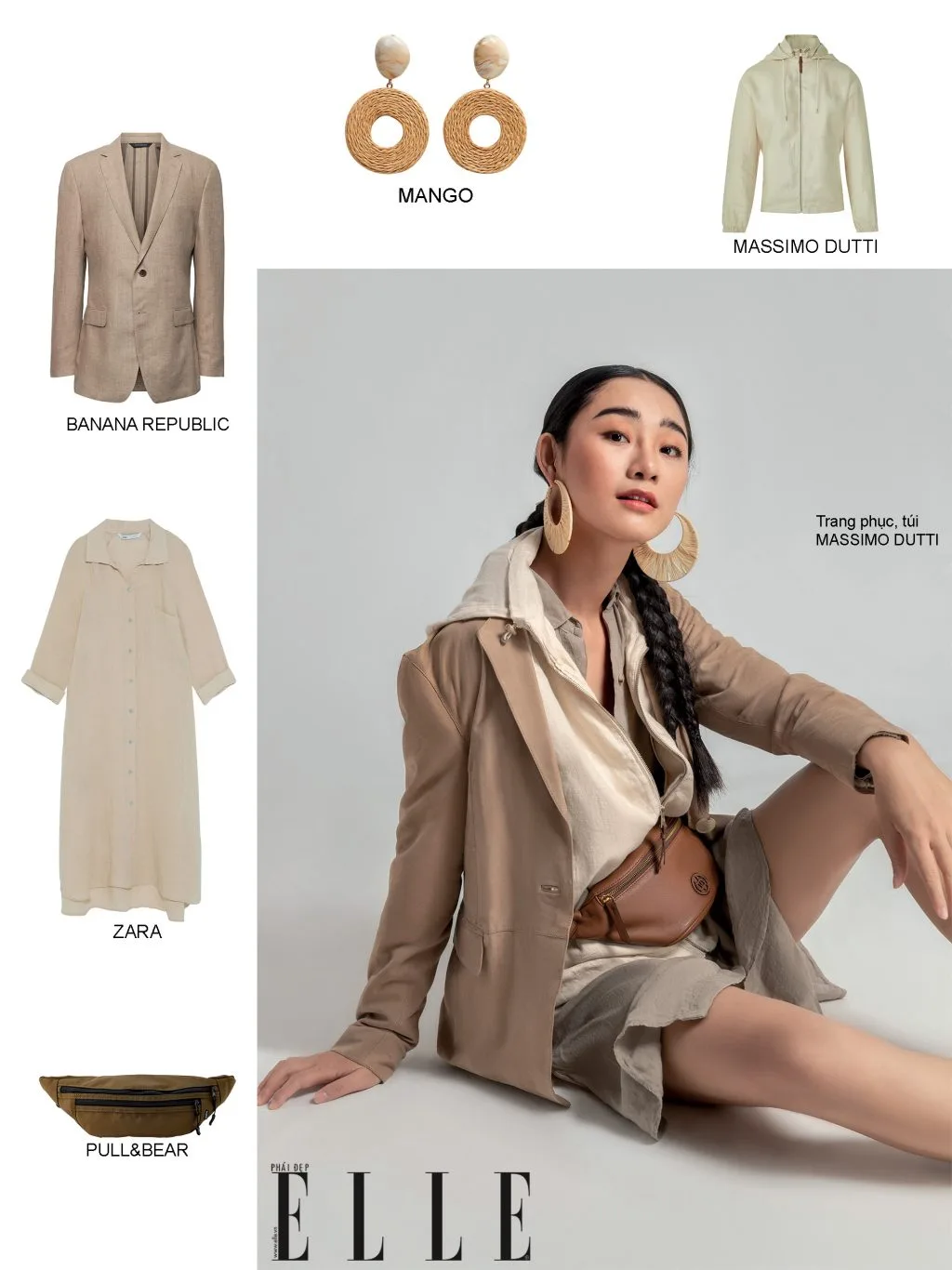 trang phục 6 cách phối màu trang phục với tông nâu be
