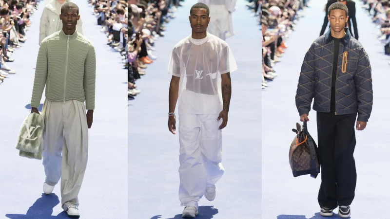 giám đốc sáng tạo đương nhiệm Virgil Abloh của dòng thời trang nam tại Louis Vuitton